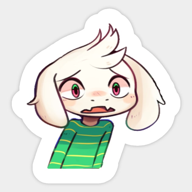 SMOL Asriel Sticker by FriskDreemurr